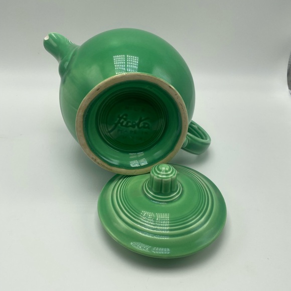 Fiesta teapot, lid original green vintage Homer Laughlin - Picture 4 of 8